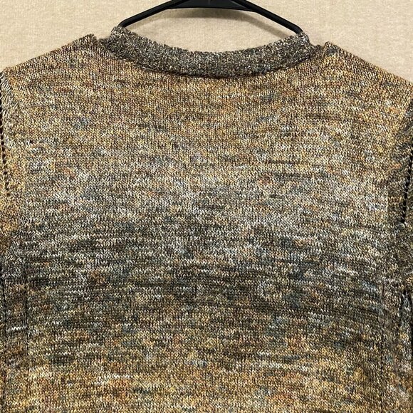 Dressbarn Sweater Women's Small Browns Cardigan Long Sleeve - Picture 9 of 12